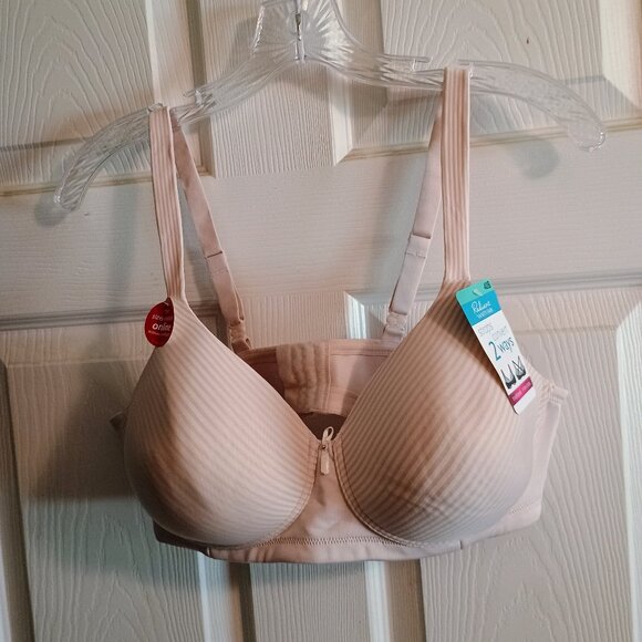 Vanity Fair Radiant Bra, 2 Way Convertable Straps, 40B, Flesh Tone, New W Tags - Picture 1 of 5